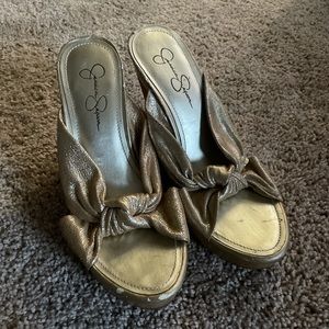 Cute Jessica Simpson Open Toe Platform Sandals